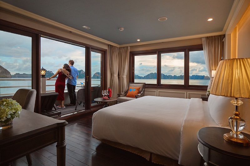 Spectacular Halong Bay 2-Day 5 Star Cruise w Premium Suite Room (DF9)