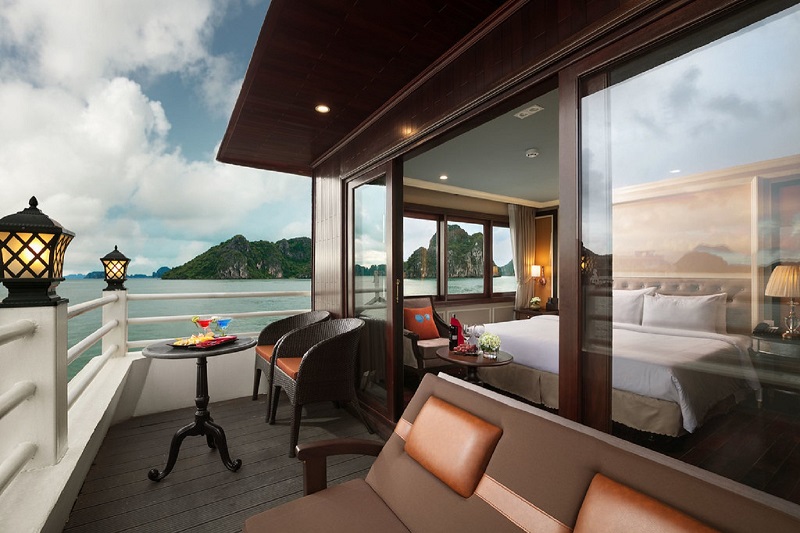 Spectacular Halong Bay 2-Day 5 Star Cruise w Elegant Suite Balcony (DF8)